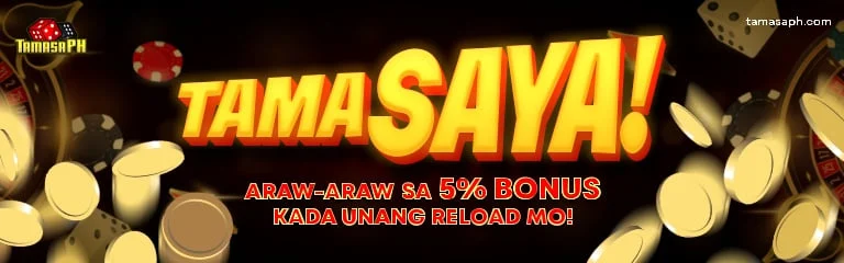 TamasaPH Casino Every Cash In 5% Cashback
